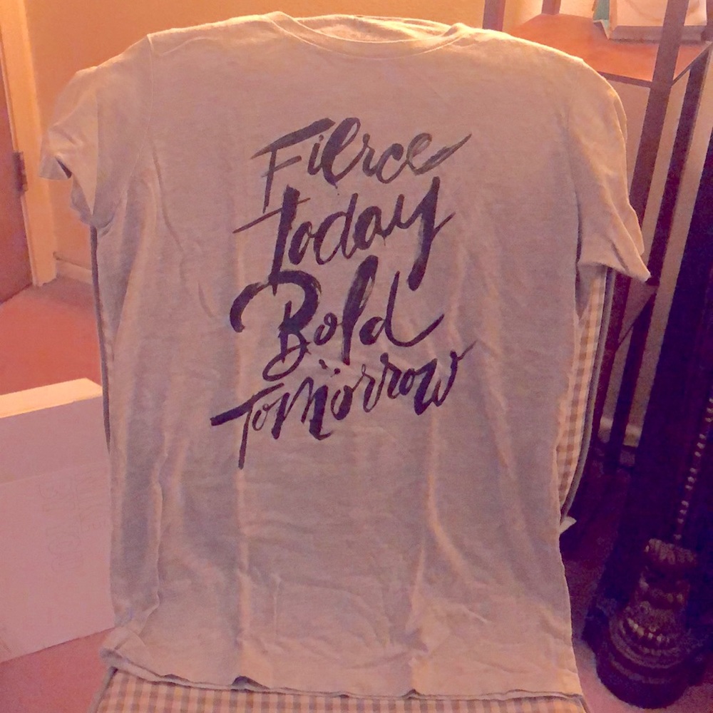 Grey Print T-shirt